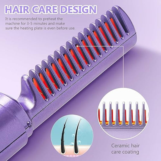 LuxeHeat™ Rechargeable Hot Comb – Salon-Smooth Hair, Anytime. Anywhere.