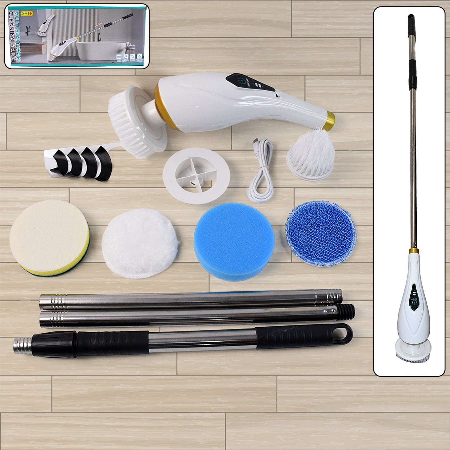 Electric Spin Scrubber (11 In 1)